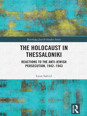 cover image of The Holocaust in Thessaloniki